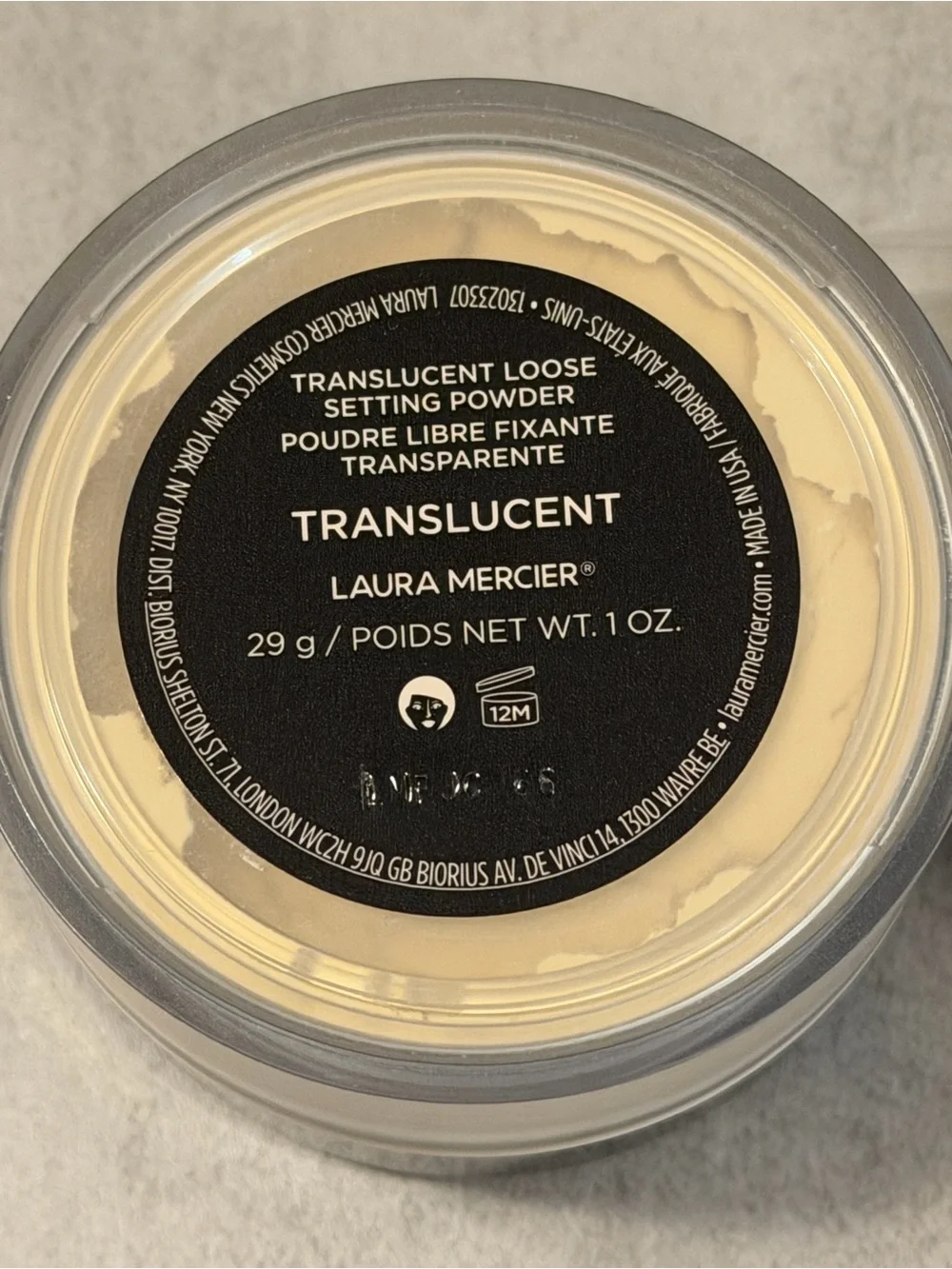 NEW Laura Mercier Translucent Setting Powder & Puff - Translucent - Picture 3 of 5